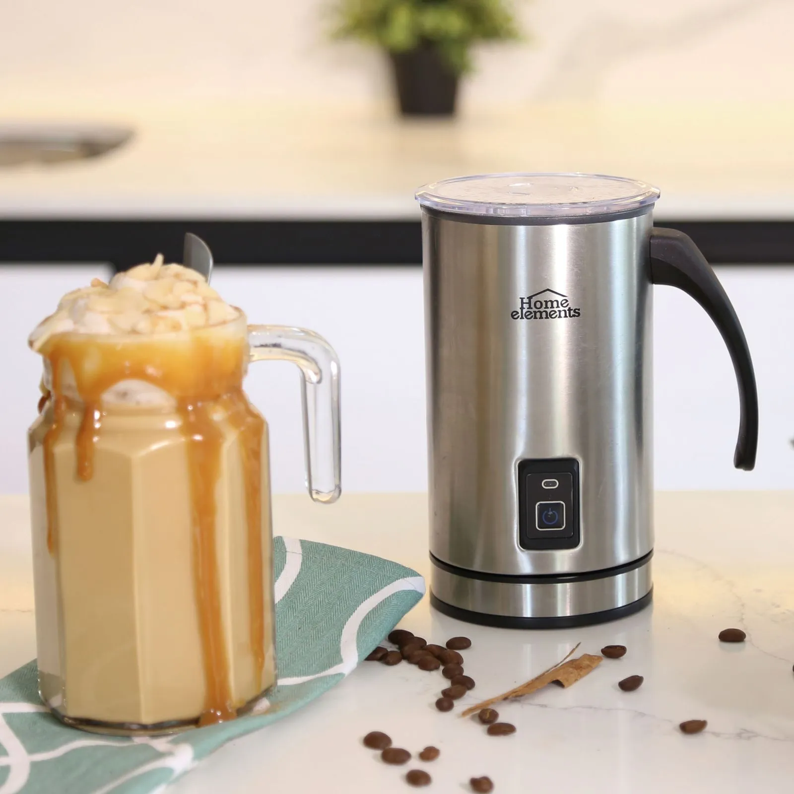 Chocolatera Eléctrica Espumix Home Elements Batidor y Espumador - Image 3
