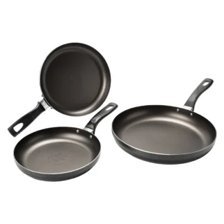 Set Sartenes x3 Universal 18-20-24cm Antiadherente Aliada