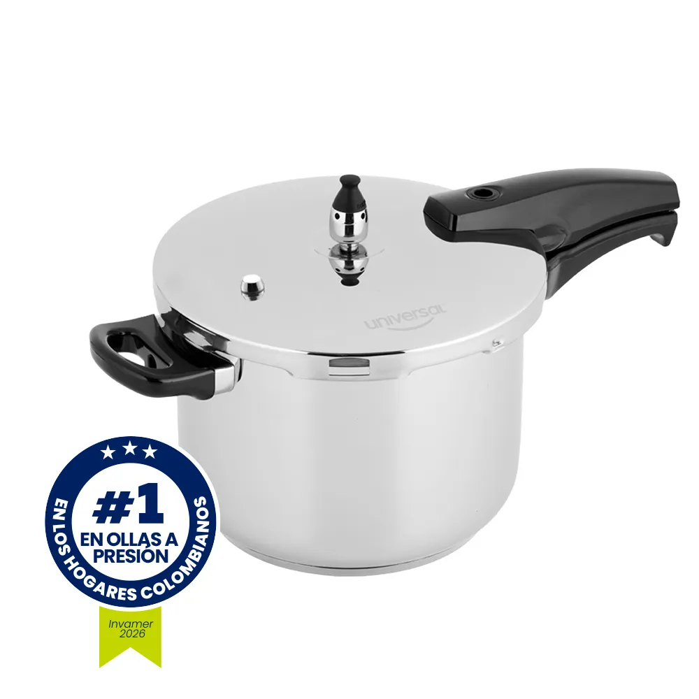 Olla Presión Universal en Acero Óptima L37460